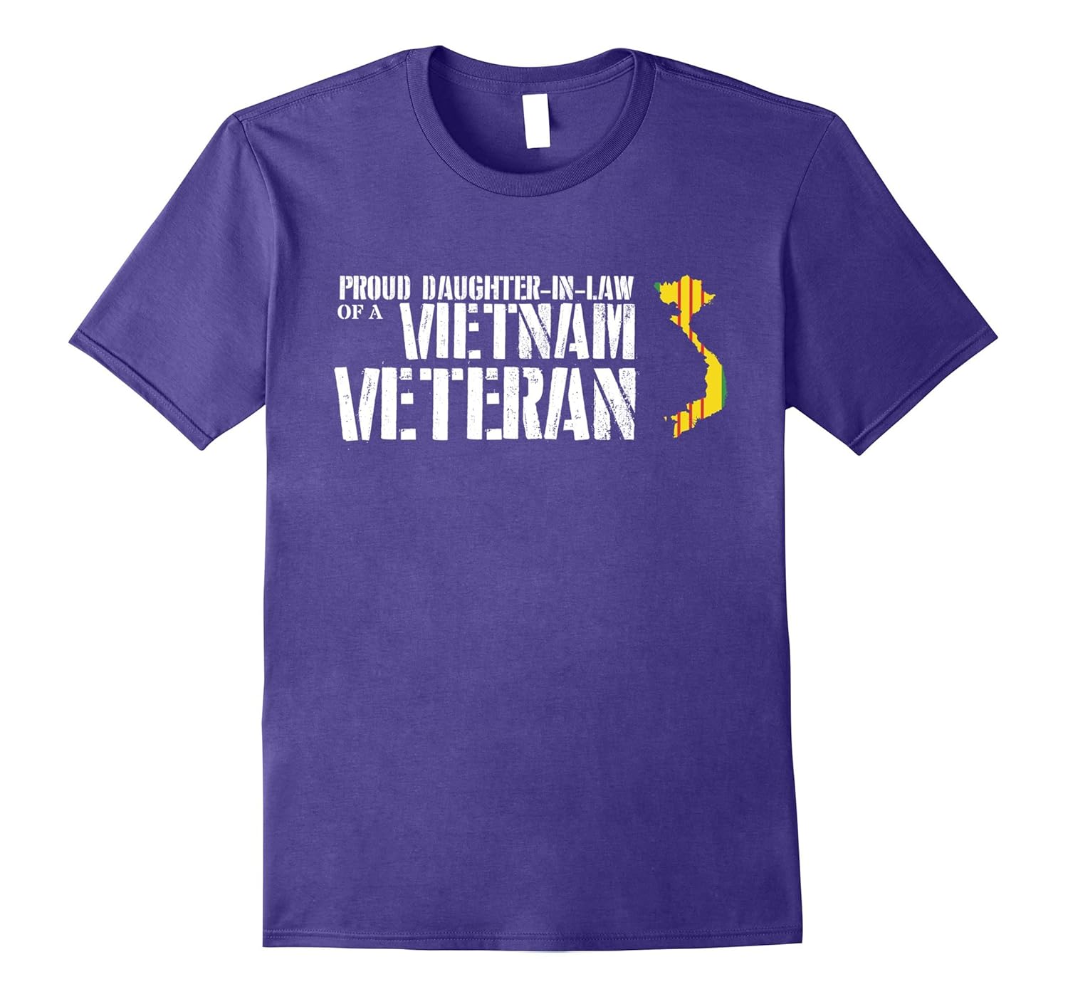 Proud Daughter-in-law of a Vietnam Veteran T-shirt-Rose