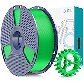 SUNLU PLA+2.0 3D Printer Filament, Green, 1KG | Upgraded PLA+ Filament 1.75mm, Tougher &amp; Stronger, Neatly Wound, +/-0.02mm Accuracy