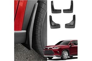 HOUCLEMIC Mud Flaps for 2025 2024 Grand Highlander Accessories, Splash Guards Fender Mudflaps for Toyota Grand Highlander Accessories 2024 2025, No Punching Required Front and Rear 4PCS