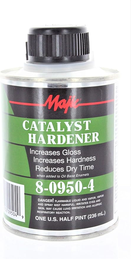 Majic 30679 Accelerator Hardener, 1/2 pint, Clear, Paint Thinners ...