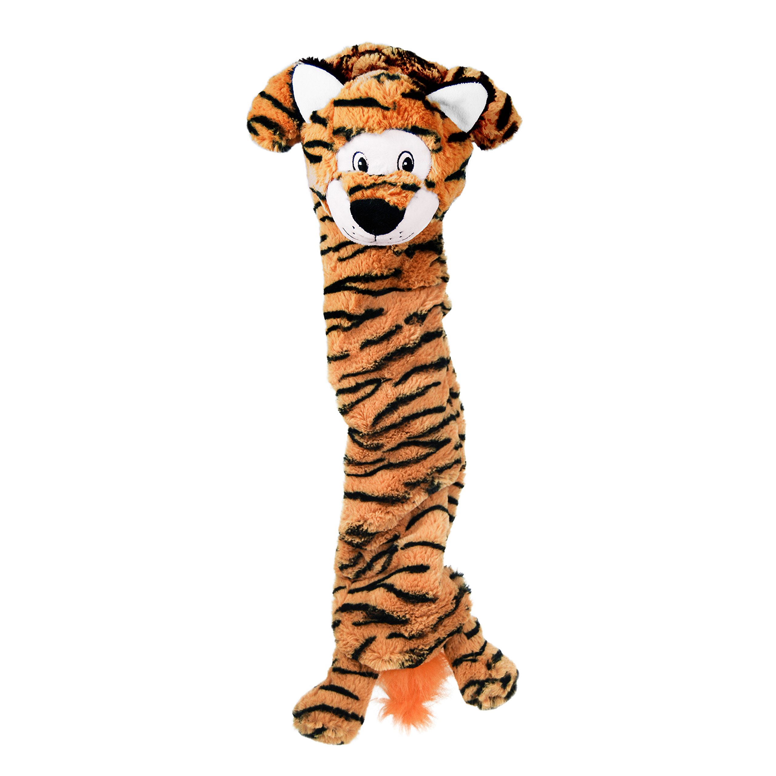 KONG Stretchezz Jumbo Tiger Dog Toy, X-Large