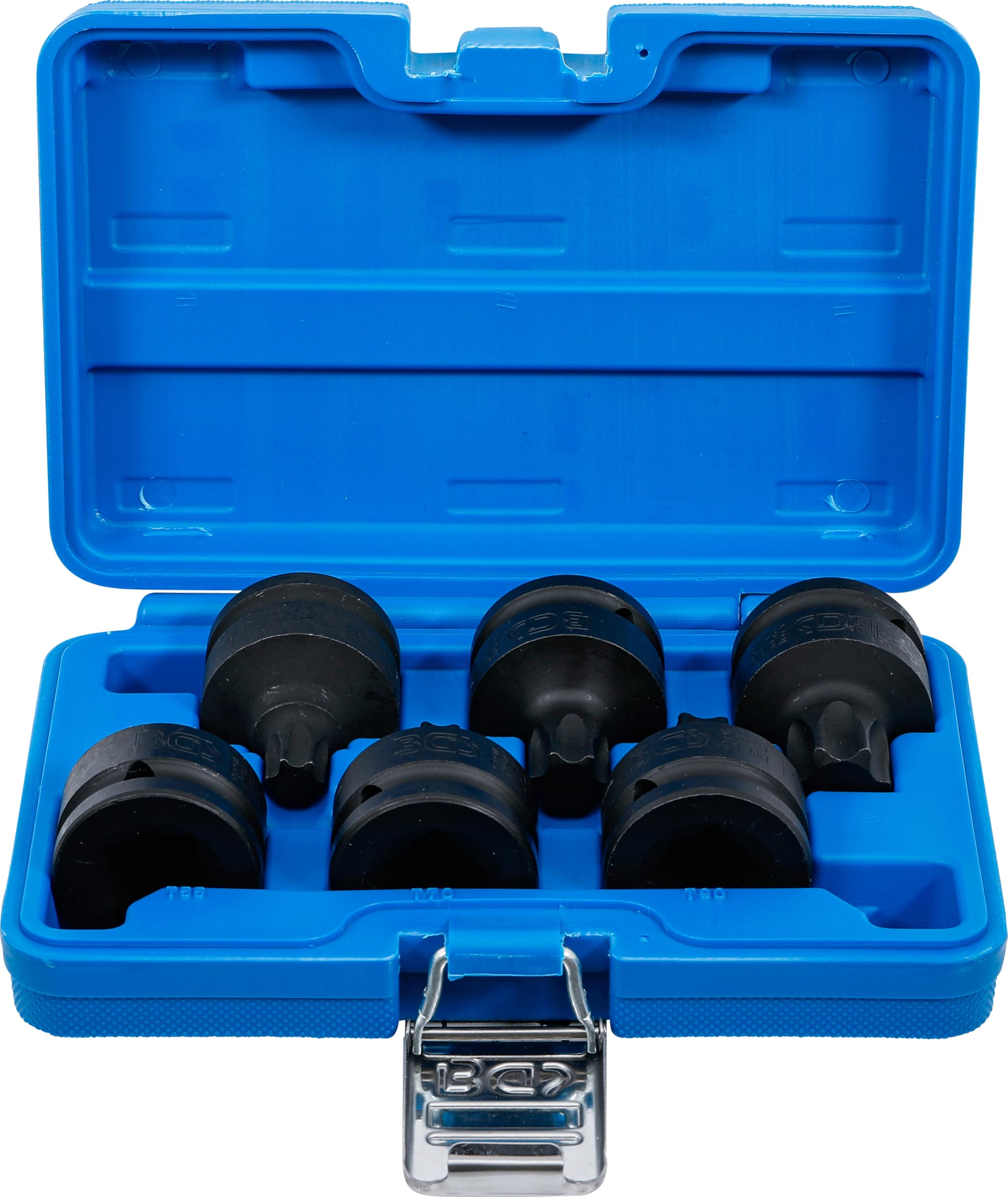 BGS 5055 | Impact Bit Socket Set | 20 mm (3/4") Drive | T-Star (for Torx) T55 - T100 | 6 pcs.