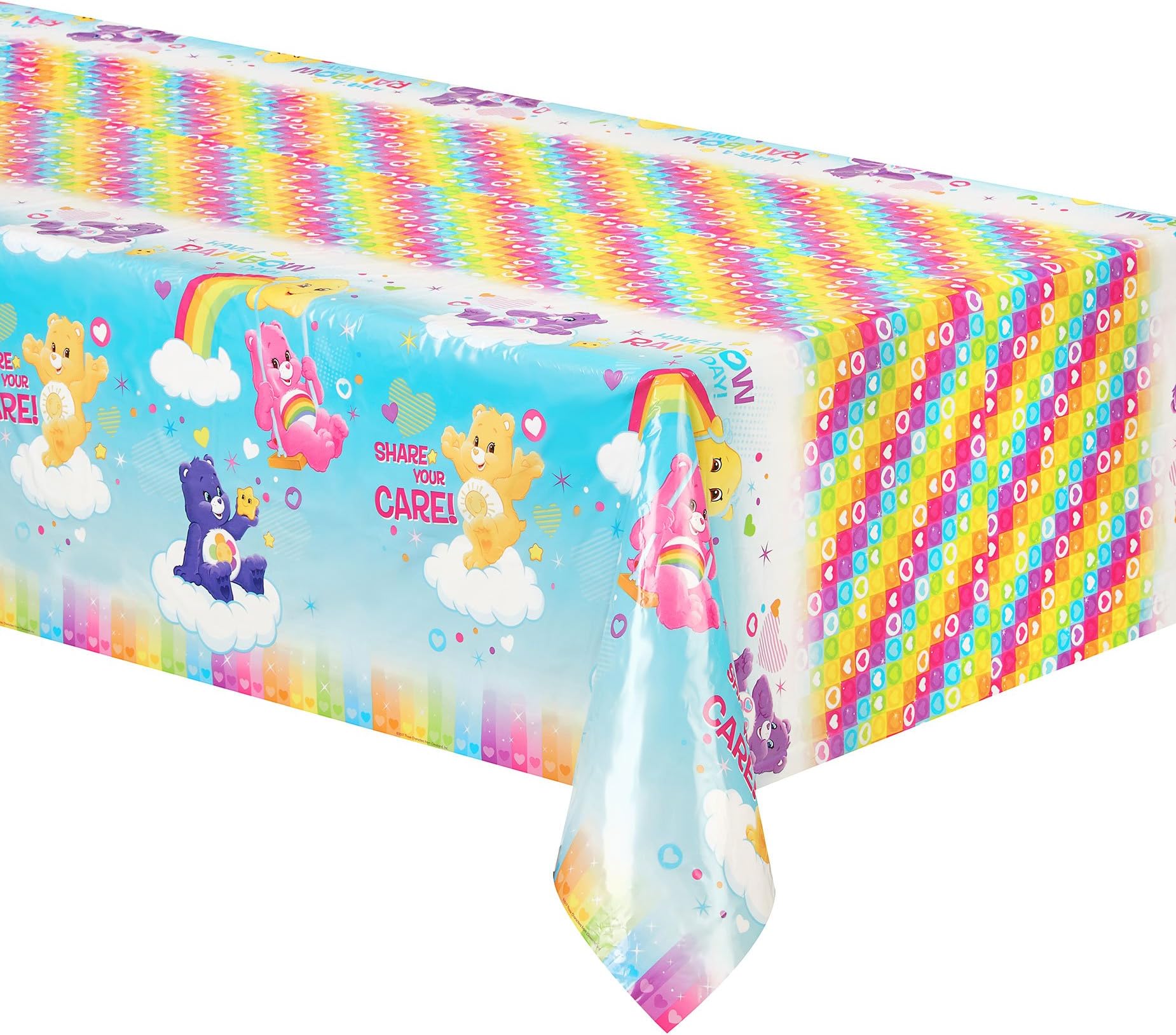 Care Bears Plastic Tablecover 183cm x 138cm