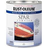 Rust-Oleum Marine Spar Varnish | Exterior Wood Protection, UV &amp; Weather Resistance, Moisture Resistant Finish, Boats, Trim &amp; Outdoor Wood, Quart