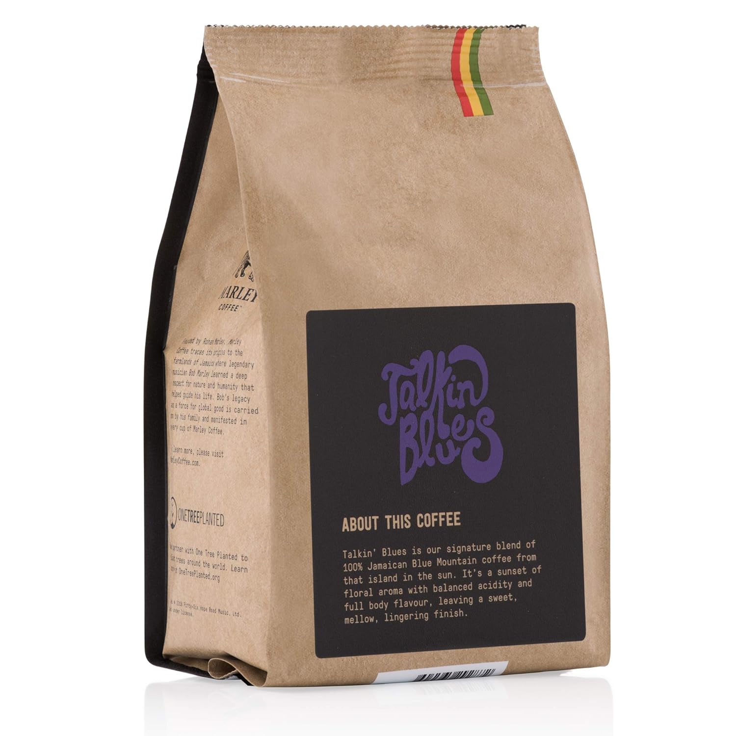 Talkin Blues Mittlere Rostung Gemahlener Kaffee 100 Jamaica Blue Mountain Kaffee Marley Coffee Von Der Familie Von Bob Marley 227g Light Roast Ground Coffee Amazon De Lebensmittel Getranke