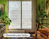 Zindoo Window Film Privacy Non-adhesive 44.5x400CM Static Cling Stripe view 2