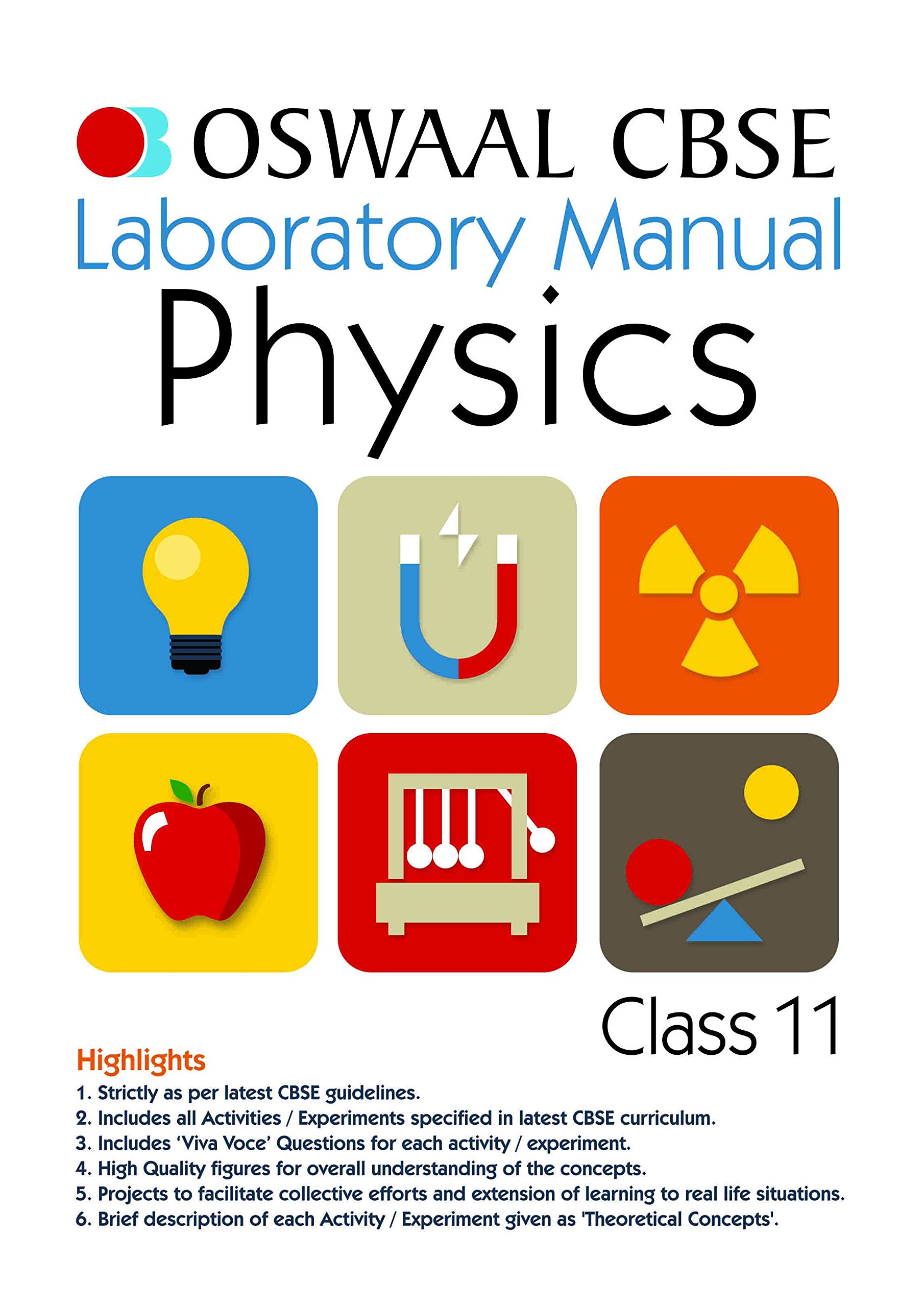 Oswaal CBSE Laboratory Manual for Class 11 Physics: Panel of Experts:  9789351276180: Amazon