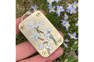 Tqgok Mini Flower Pressing Kit Micro Flower Press Metal Flowers Press Kit for Arts and Crafts Lovers Plant Lover Gifts