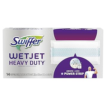 Swiffer Wetjet Hardwood Floor Cleaner Spray Mop Pad Refill Heavy Duty 14 Count