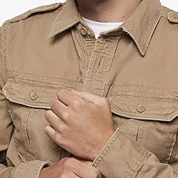 Brandit Men's Vintage Long Sleeve Shirt, with