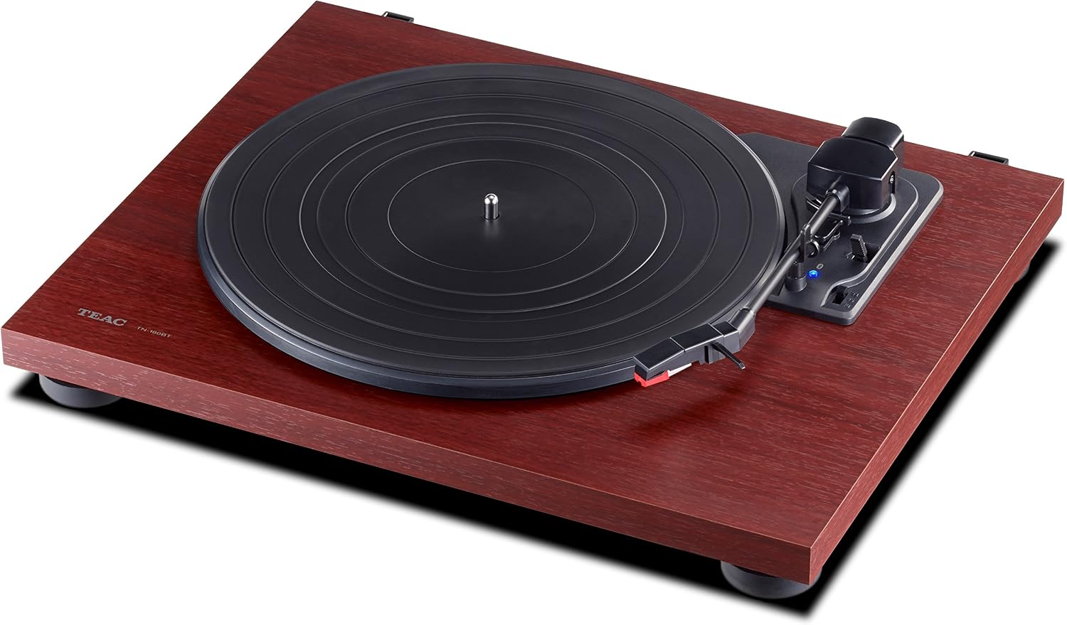 TEAC TN-180BT-CH 3-Speed Analog Turntable with Phono EQ and Bluetooth - Cherry - Image 4