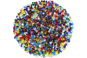 QYGL Sea Glass Stones - Colorful Clear Glass Pebbles Gemstones - Perfect for Aquarium Rocks, Fish Tank Gravel, Vase Fillers, DIY Crafts, and Home Decor (0.9LB/14oz)