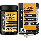 ONNIT Alpha Brain Nootropic Brain Supplement for Men and Women, IGEN Non-GMO Tested, Memory, Mental Clarity, Cognitive Support and Focus Capsules with L-Theanine and Vitamin B6 (90 Count)