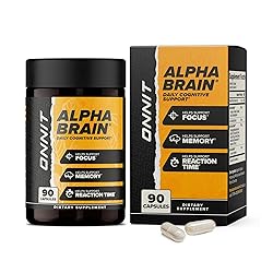 ONNIT Alpha Brain Nootropic Brain Supplement for