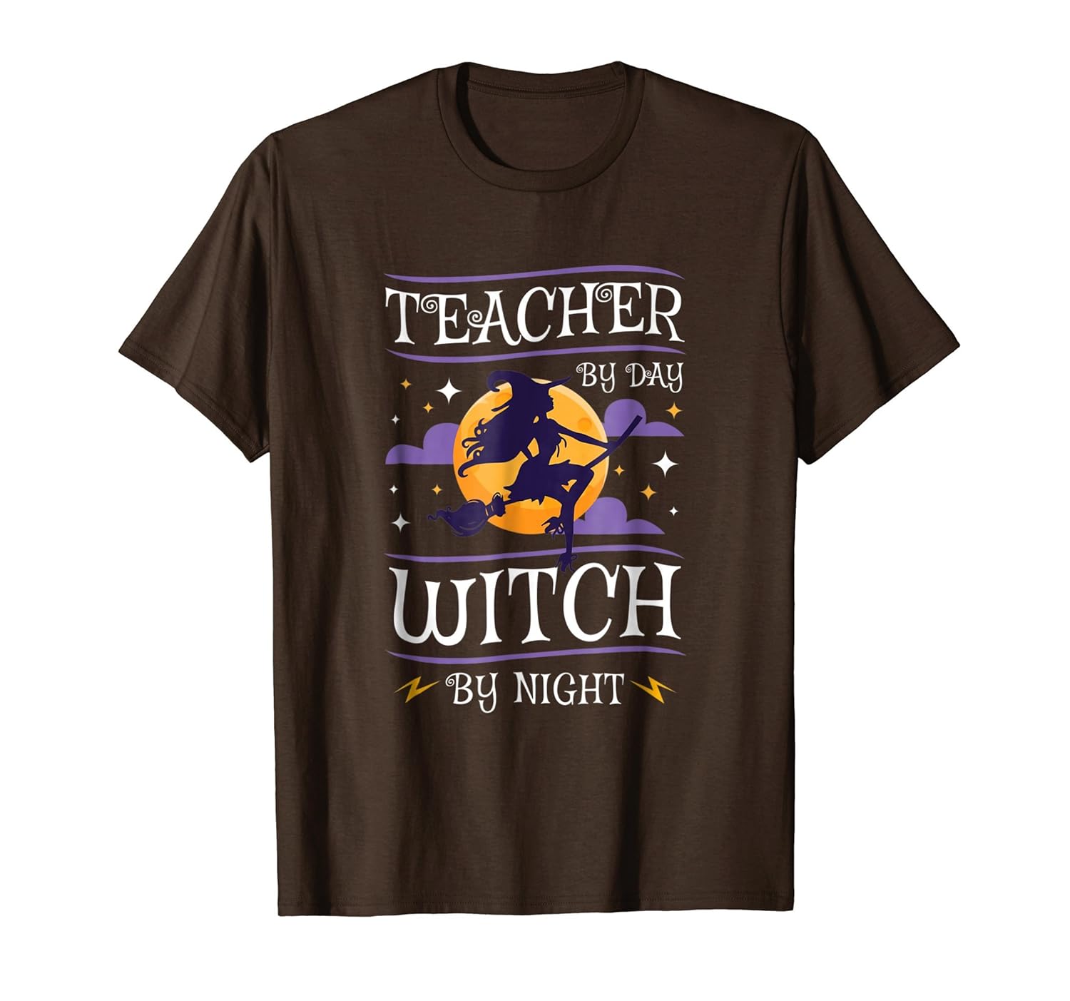 Teacher Halloween Shirt Teacher By Day Witch By Night Gift-Rose