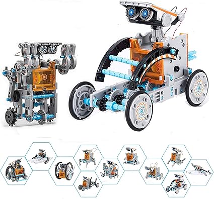 solar powered robot toy