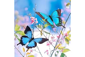 Berfutall- Butterfly Decoration for Crafts Set of 12 4.7''mariposas Handicraft arreglos de centros florales para mesa de mariposas Hoilday Decorations