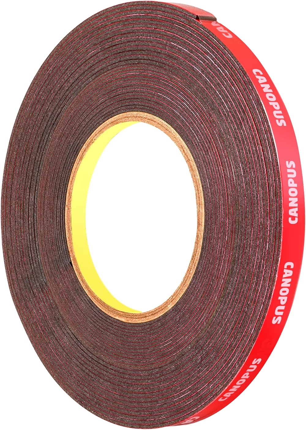 CANOPUS Double Sided Tape 5mm x 15m Waterproof Heavy Duty Dark Gray