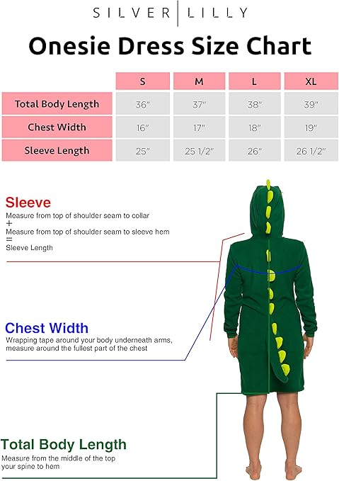 Silver Lilly Dinosaur Animal Costume Dress Womens Fleece Zip Up One Piece T Rex Animal Outfit Clothing Shoes Jewelry Women Guardebem Com