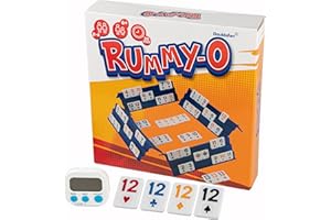 Upgraded Rummy Game,Rummy-O with Color Unique Poker Playing Way,Rummy Cube Orginal Classic Board Game for Adult and Kids,106 