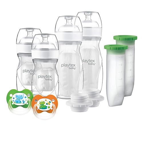 Playtex Baby Nurser Bottle Gift Set, with Pre-Sterilized