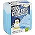 Fit & Fresh Cool Coolers Slim Reusable Ice Packs for Lunch Boxes, Lunch Bags and Coolers, Set of 4, Blue