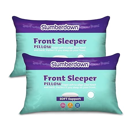 Slumberdown Front Sleeper Pillow 2 Pack Amazon Co Uk Kitchen