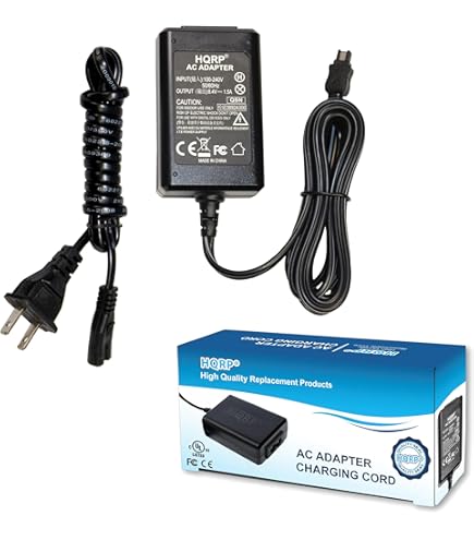Amazon.com : HQRP 8.4V Charger Compatible with Sony DCR-SR68 DCR
