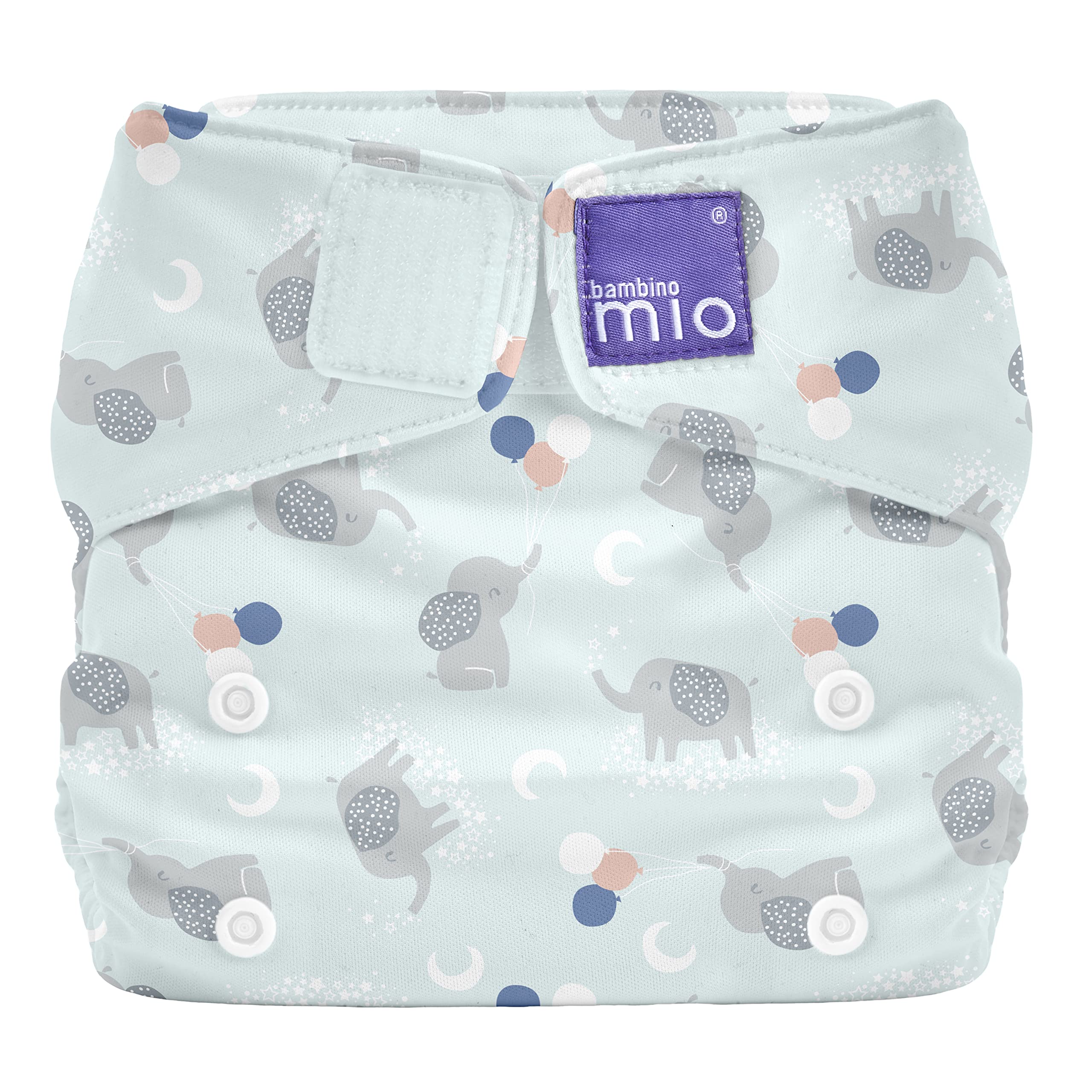 Bambino Mio, Miosolo Classic All-in-One Reusable Nappy, Eco Chemical Free Nappy (Gentle Giant, One Size)