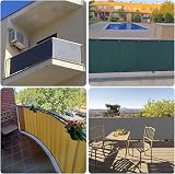 Sunny Guard Balcony Privacy Screen 90x300cm Anthracite UV Waterproof Windproof view 6
