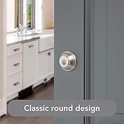 Baldwin Round, Single Cylinder Front Door Deadbolt