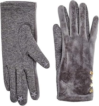 Esprit Accessoires 109ea1r025 Gants Gris Grey 030 Small Femme Amazon Fr Vetements Et Accessoires