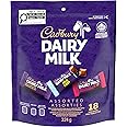 CADBURY DAIRY MILK, Milk Chocolate Bars, Fruit & Nut Chocolate Bars, Mini Eggs, Chocolate Bars, Assorted Bag of 18 x 18 g Min