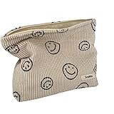 Cosmetic Bags for Women - Corduroy Cosmetic Bag