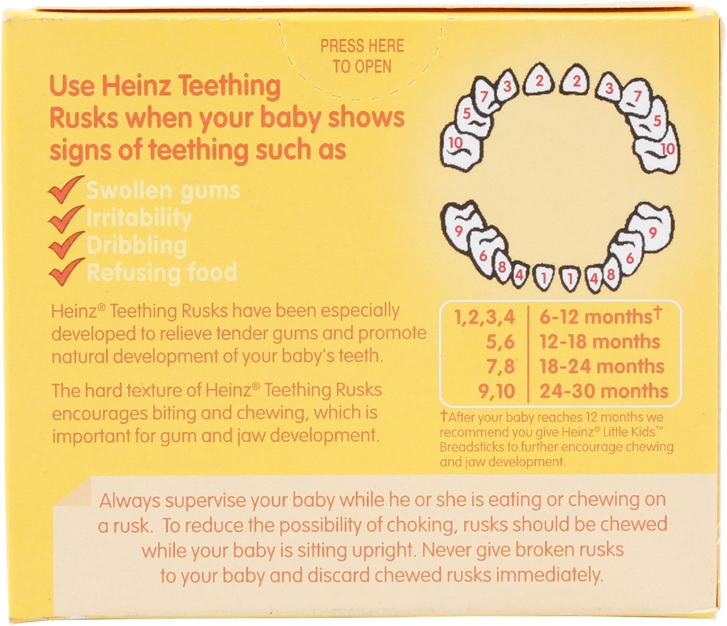 teething rusk heinz