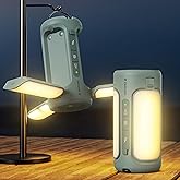 LED Camping Lantern, Rechargeable Camping Lights with Flashlights, Waterproof Tent Light with 4 Light Modes, Camping Essentia