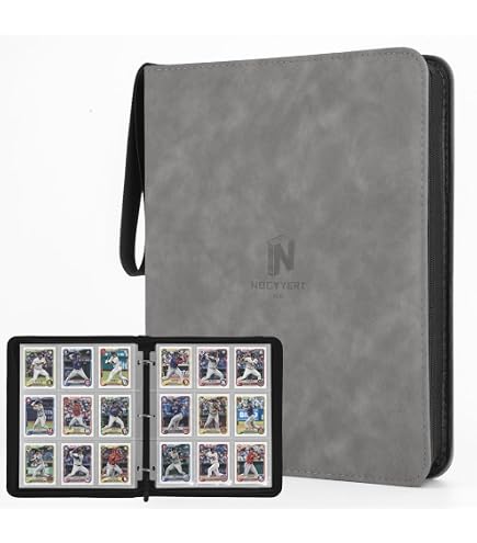 Amazon.com: Trading Card Binder, Premium 9 Pocket 720 Double Sided