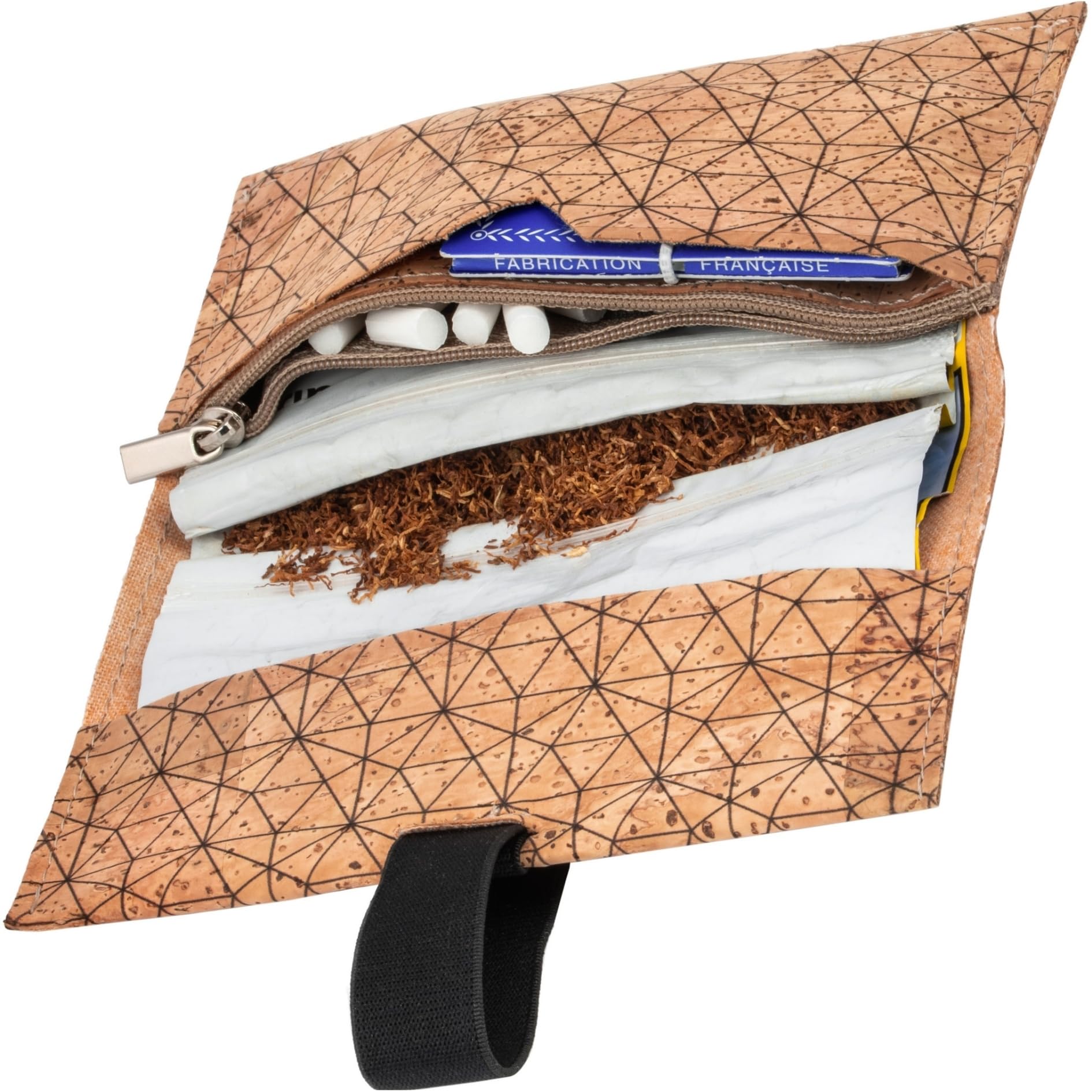 SIMARU Tobacco Pouch from high Quality, robust Cork / perfect wallet for your tobacco / lot of colors / Case for mens and womens (Multicolour (2017))