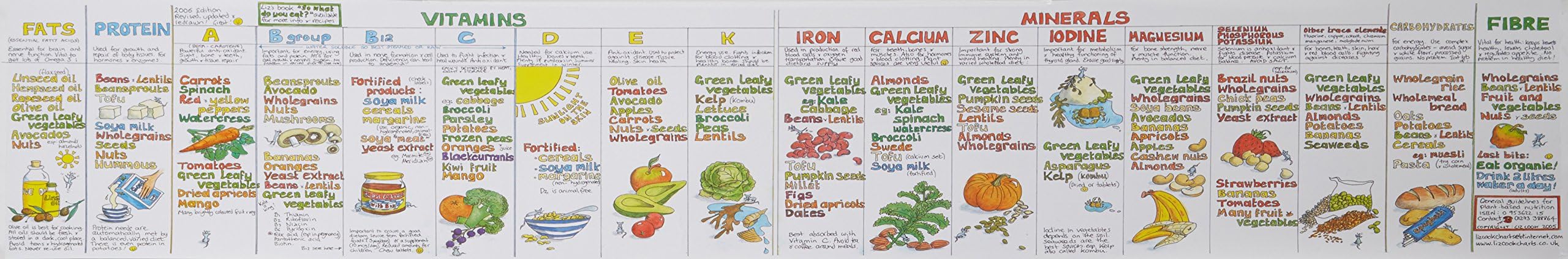 [(Vitamin Chart)] [ By (author) Liz Cook ] [May, 2000]