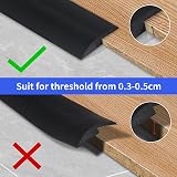 Zayejod 2M White Carpet Edge Strip Self Adhesive PVC Laminate Floor Threshold view 3