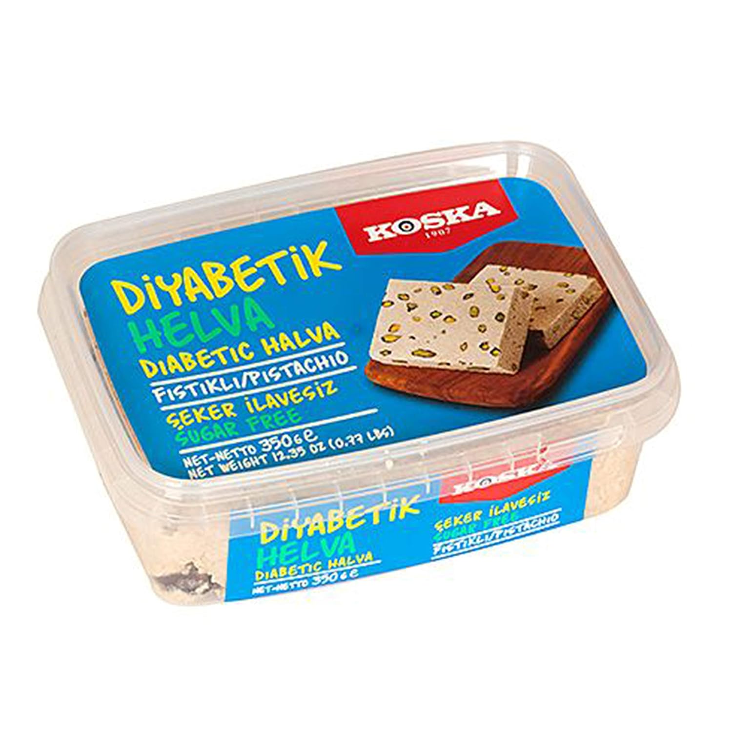 Koska Diabetic Halva Serie, 350 g 3,35 oz. Zuckerfrei, ohne Zucker