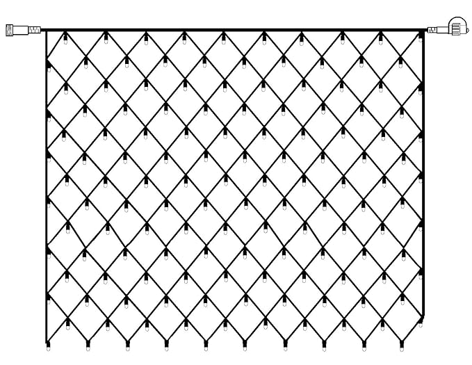 Best Season 491-21 System 24 LED-Net 2 x 2 m, 140-L - Extra, warm weiß