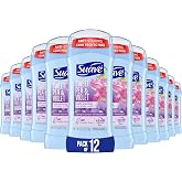 Suave Naturals AntiPerspirant &amp; Deodorant, Invisible Solid, Sweet Pea &amp; Violet, Case Pack (Twelve 2.6 Ounce Sticks)