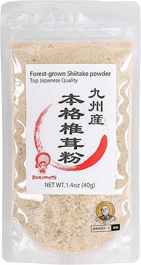 万能だしに！九州産本格椎茸粉40ｇあらびき【干し椎茸粉末使いこなしレシピ付き】