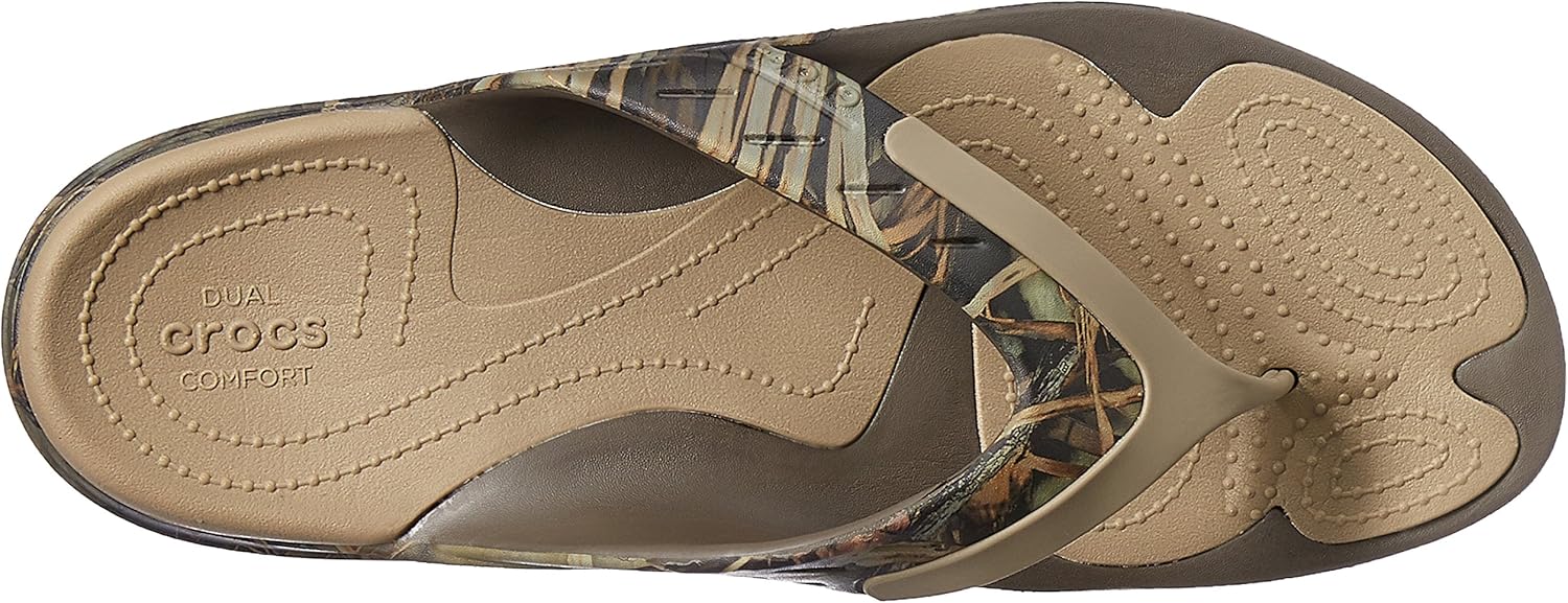 crocs unisex modi sport realtree max 4 flip flop