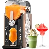 Slushie Machine, Soft Serve Ice Cream Maker 88OZ, 15 Min SmartFreeze, Glod | 6 Presets, 8-Level Temp Control, No Ice Needed, 12H Timer Auto-Clean, Slushy Frozen Drink Machine for Margaritas Frappes