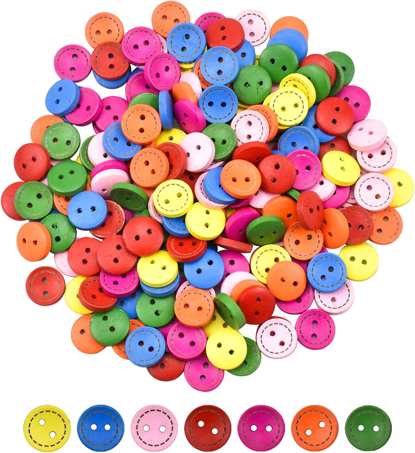 YEASHI Boutons à Coudre Colorés 250 Pièces en Résine - Ronds Multicolores 4 Trous pour Couture, Artisanat, Bricolage, Ornement Fait à la Main YEASHI Boutons à Coudre Colorés 250 Pièces en Résine - Ronds Multicolores 4 Trous pour Couture, Artisanat, Bricolage, Ornement Fait à la Main