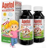 Apetol Liquid Appetite Booster for Picky Eaters | Kids &amp; Adults|6 oz|2-Pack | The daily multivitamin syrup moms reach for: full B Complex, L-Lysine and zinc to fuel energy, growth and busy days