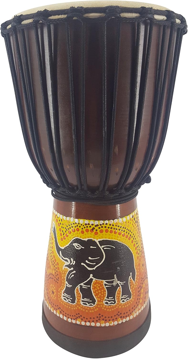 Djembe Strumenti Musicali Djembe tamburo bongo professionale in mogano