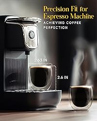 Kitchables Espresso Cups Set of 4, 2.7oz - Durable